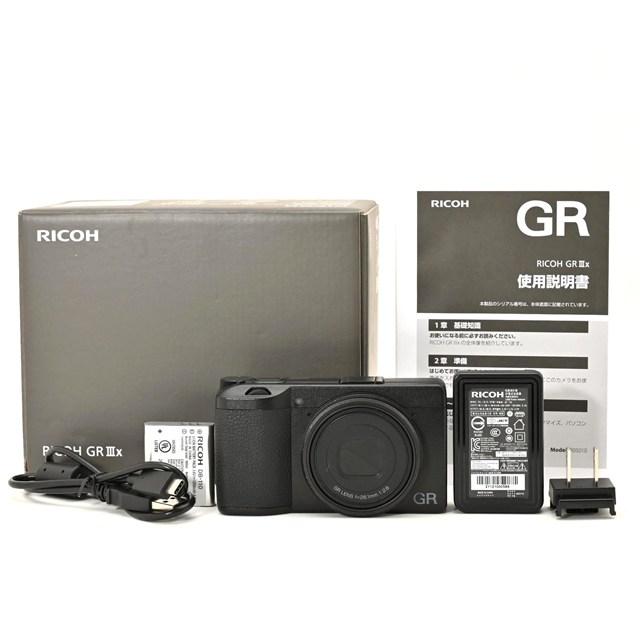 【美品】RICOH GR IIIx デジタルカメラ 【シャッター数 283】 良品＞RICOH GR IIIx｜高級コンパクトデジタルカメラ｜シャッター数