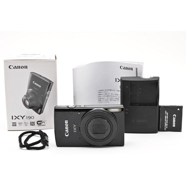 並品＞ Canon IXY 190 ブラック｜光学10倍ズーム｜コンパクトデジタル
