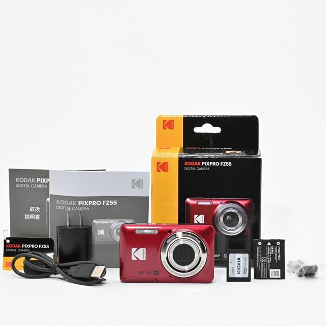 美品＞KODAK PIXPRO FZ55-RD レッド｜コンパクトデジタルカメラ｜有効