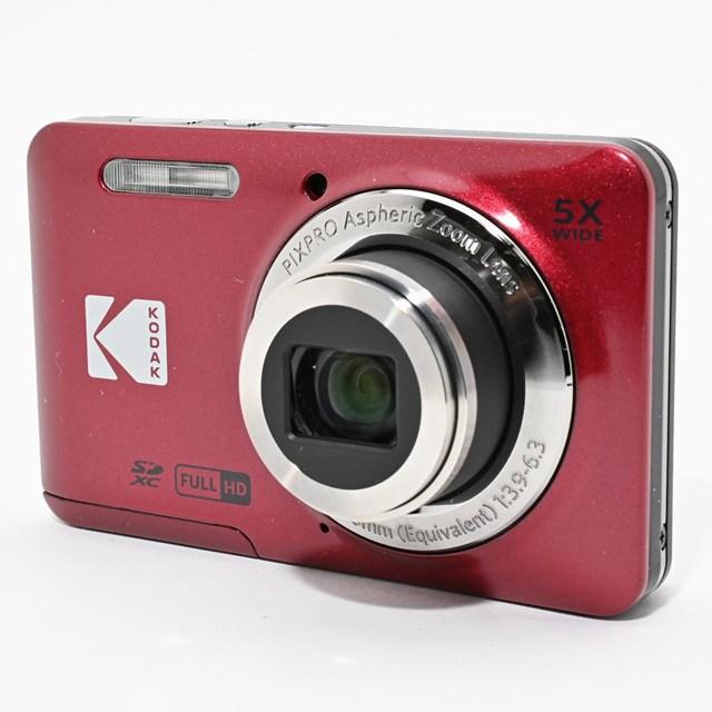 美品＞KODAK PIXPRO FZ55-RD レッド｜コンパクトデジタルカメラ｜有効 