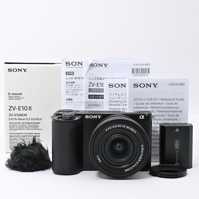 美品＞ SONY ZV-E10M2 パワーズームレンズキット SELP16502 ブラック 