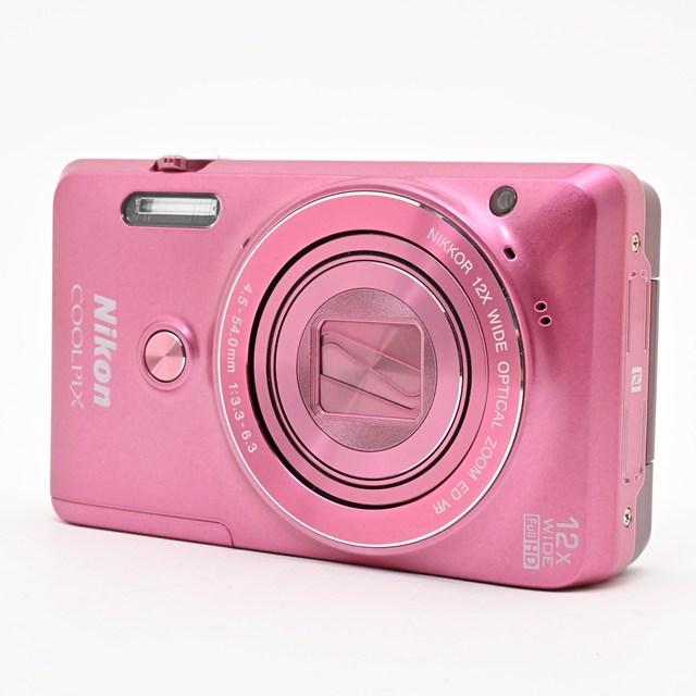 Nikon COOLPIX S6900 Wi-Fi搭載 高級コンデジ実動品セット 美品＞ Nikon COOLPIX S6900 グロッシーピンク｜自撮り対応コンデジ
