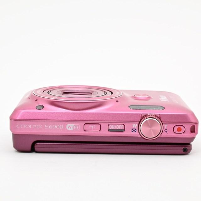 美品＞ Nikon COOLPIX S6900 グロッシーピンク｜自撮り対応コンデジ