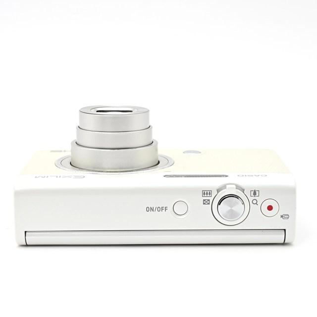並品＞CASIO EXILIM EX-ZR50WE ホワイト｜自撮り対応コンパクト 