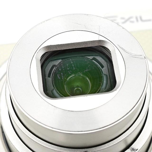 並品＞CASIO EXILIM EX-ZR50WE ホワイト｜自撮り対応コンパクト 