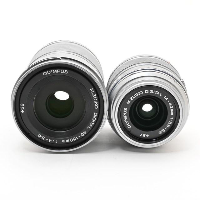 良品＞ OLYMPUS PEN Lite E-PL6 ダブルズームキット ホワイト｜ミラー