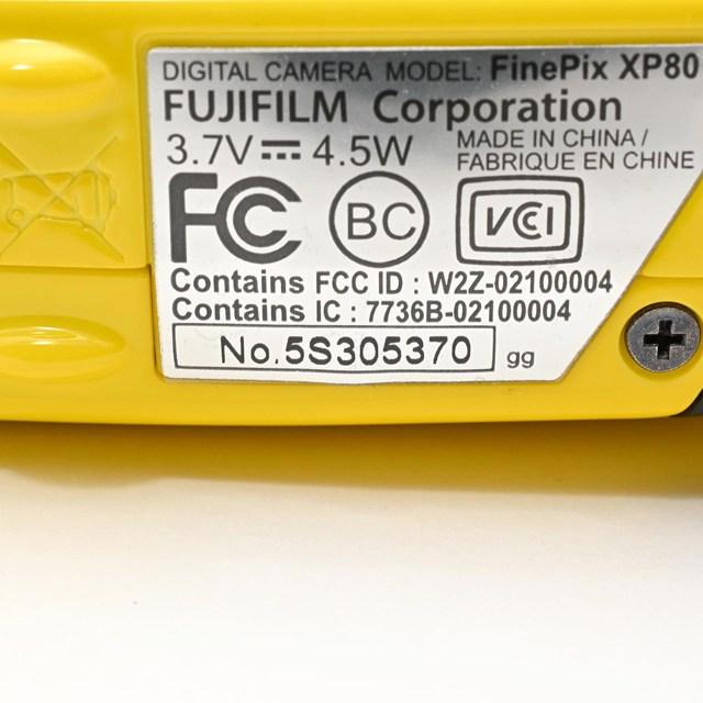 美品＞ FUJIFILM XP80 イエロー｜デジタルカメラ｜防水・耐衝撃モデル