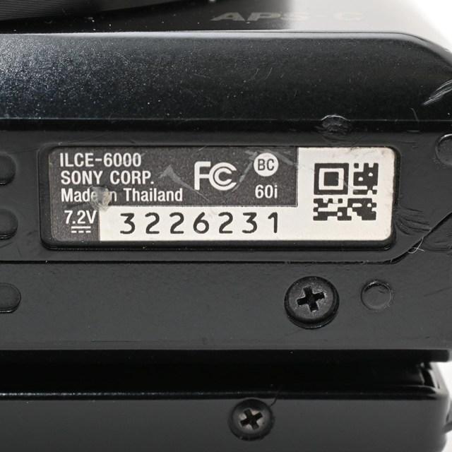並品＞ SONY α6000 ILCE-6000 ボディ ブラック｜ミラーレス一眼カメラ
