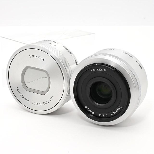 美品＞ Nikon ミラーレス一眼 Nikon1 J5 ダブルレンズキット シルバー