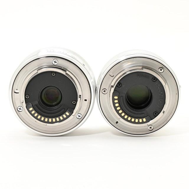 良品＞ Nikon ミラーレス一眼 Nikon1 J5 ダブルレンズキット シルバー