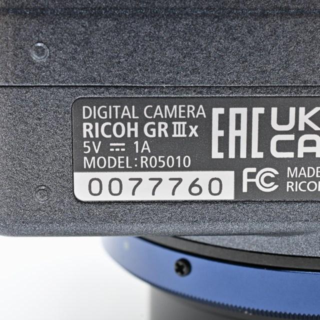 美品＞リコー リコー RICOH GR IIIx Urban Edition メタリックグレー