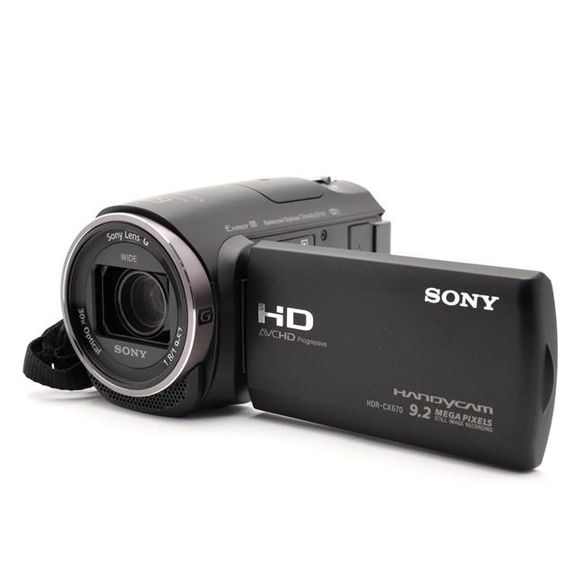 SONY Handycam HDR-CX670 ブラック ビデオカメラ 良品＞ SONY HDビデオカメラ Handycam HDR-CX670 ブラック : Sunnys