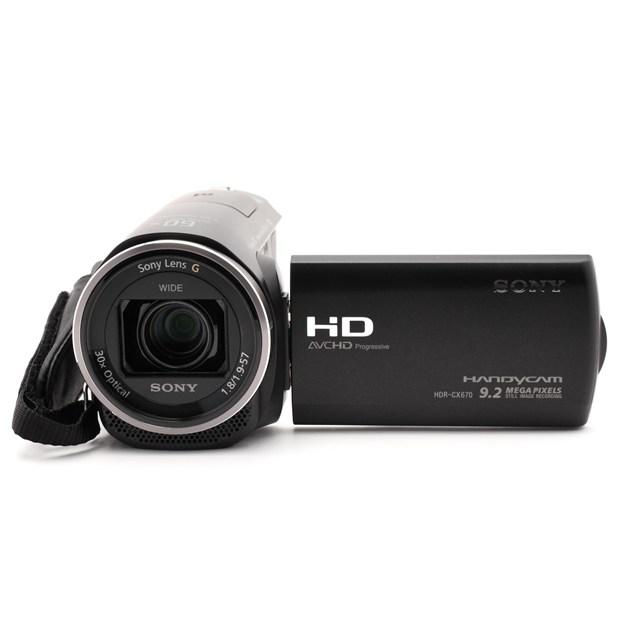 SONY HDR-CX670 ビデオカメラ 本体 ブラック 良品＞ SONY HDビデオカメラ Handycam HDR-CX670 ブラック : Sunnys