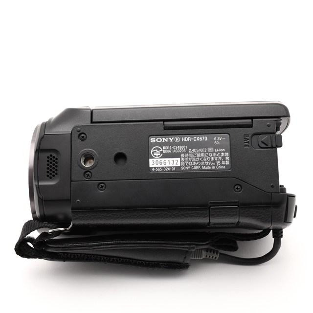 良品＞ SONY HDビデオカメラ Handycam HDR-CX670 ブラック : Sunnys