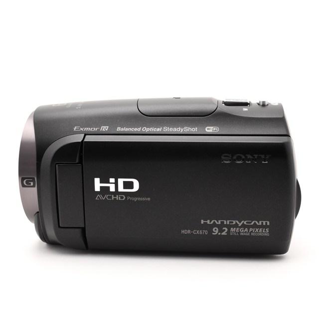 良品＞ SONY HDビデオカメラ Handycam HDR-CX670 ブラック : Sunnys
