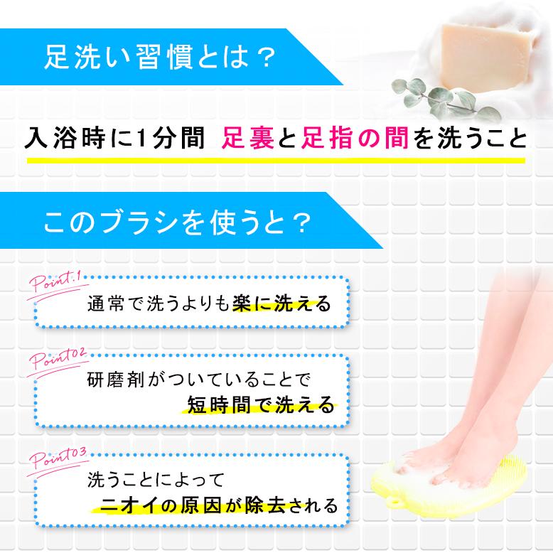 公式】フットグルーマー・スタート必勝祈願 臭い フットブラシ 足裏