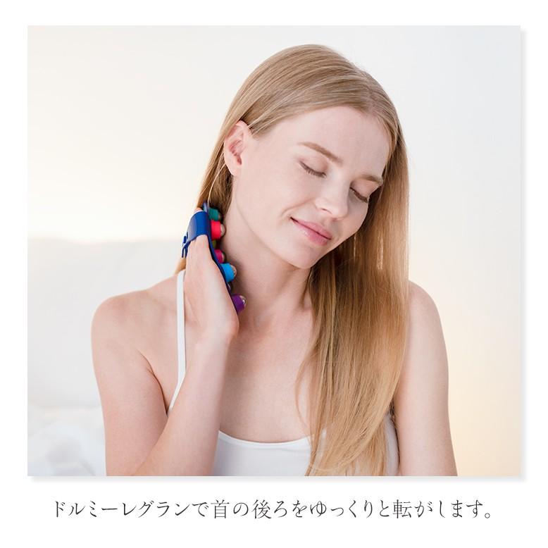 ドルミーレグラン 安眠 グッズ 睡眠 リラックス 寝つき 入眠 温感 健康 グッズ プレゼント 父の日 ギフト 日本製 ボディローラー マッサージ 肩こり 首こり | Sunpac | 07