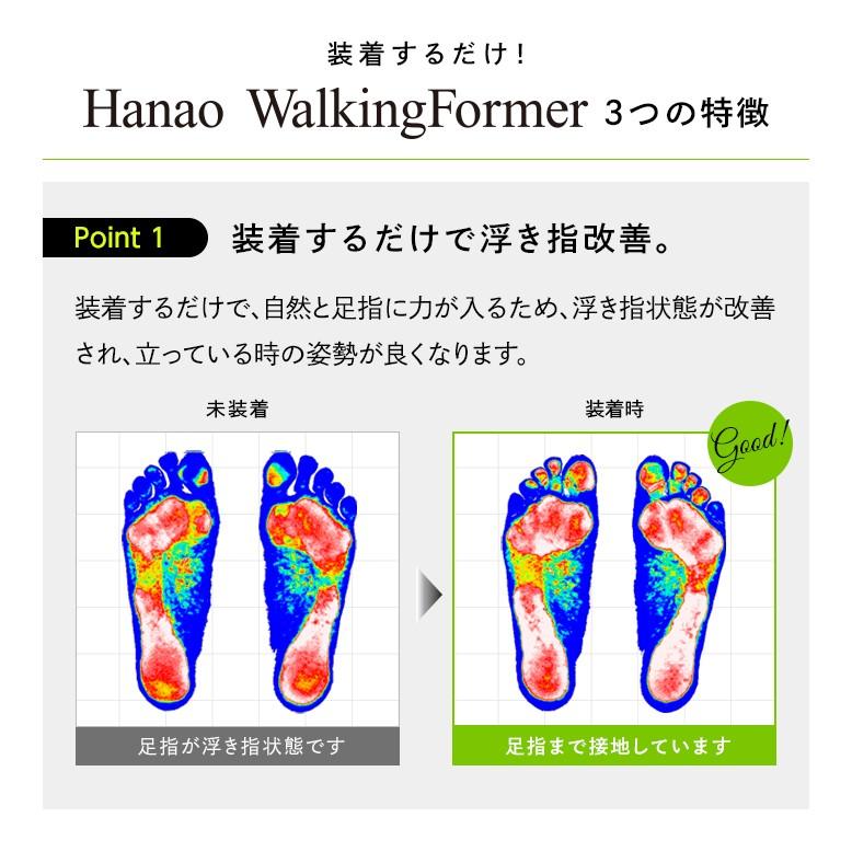 ハナオ ウォーキングフォーマー 特許出願中 浮き指 下半身 引き締め 姿勢サポート 猫背 足指補助 歩き方 身体を支える バランス感覚 サンパック公式 日本製 | Sunpac | 07