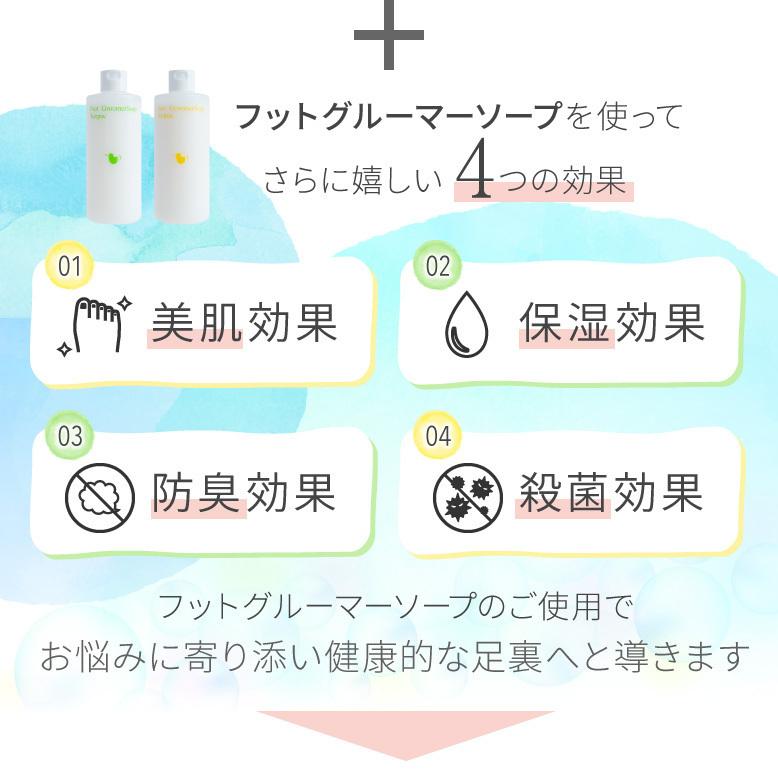 フットグルーマーソープ 足裏ソープ 足のニオイ 防臭 保湿 角質ケア フットケア 足裏 フットブラシ 日本製 サンパック公式 | Sunpac | 05