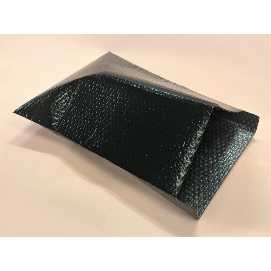 プチプチ プチプチ袋 黒 d42L 360mm×480mm+40mm 100枚 ( 個人様不可