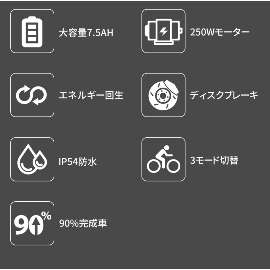 フル電動自転車 16インチ 電動自転車 折りたたみ アクセル付き電動自転車 1年修理保証 公道走行不可 沖縄、離島は配達不可｜sunpie｜02