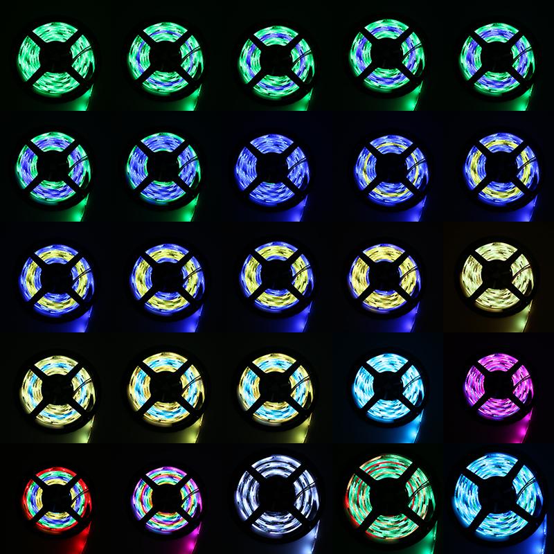 RGB光流れる ledテープライト 5m ledテープ イルミネーション 光が流れる LEDテープライト RGB 5m テープのみ : Sunpie - 通販