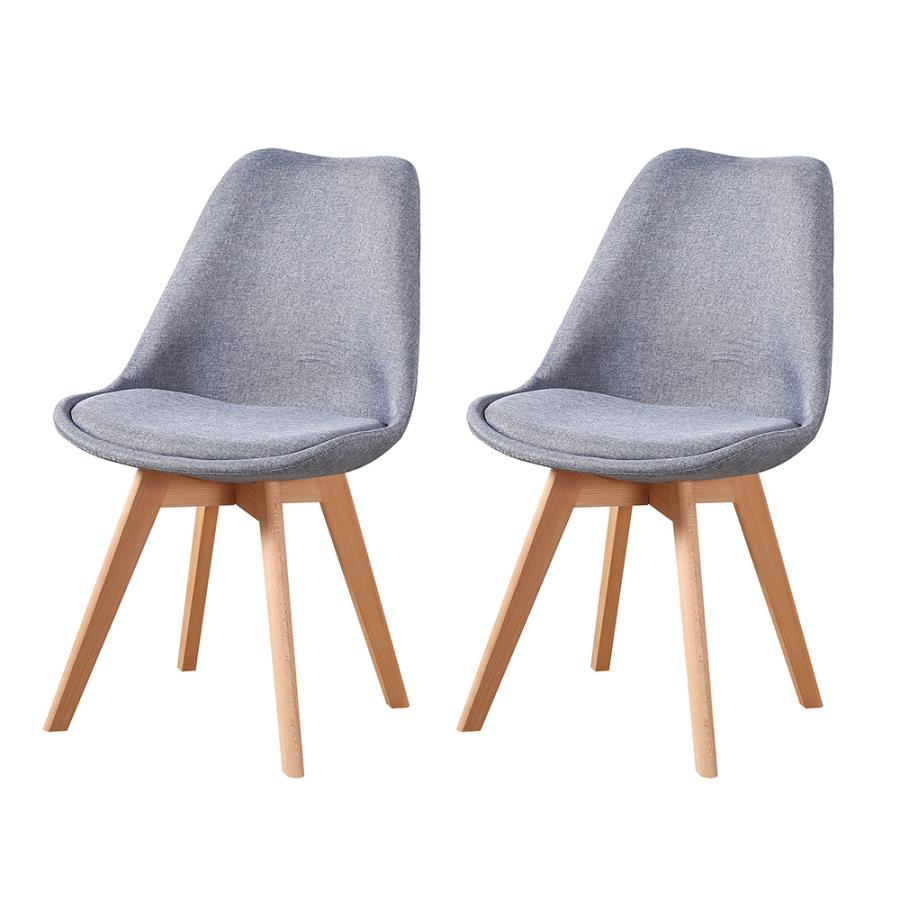 ダイニングチェア クッション付 イームズチェア eames ファブリック