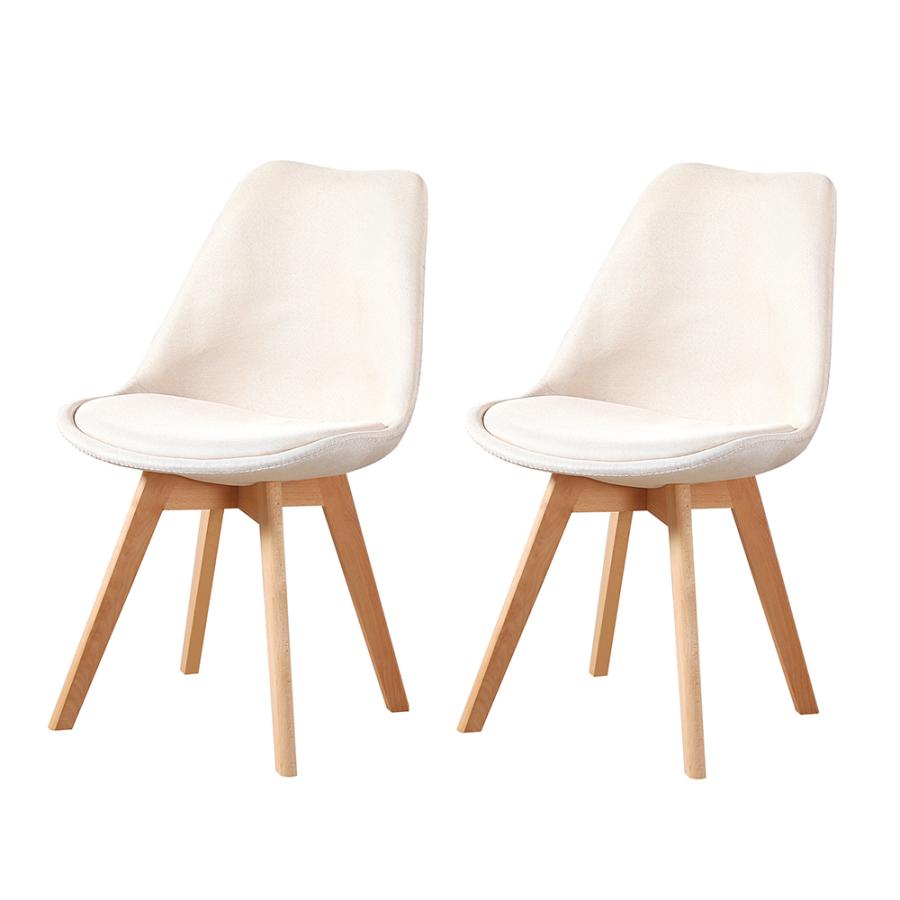 ダイニングチェア クッション付 イームズチェア eames ファブリック