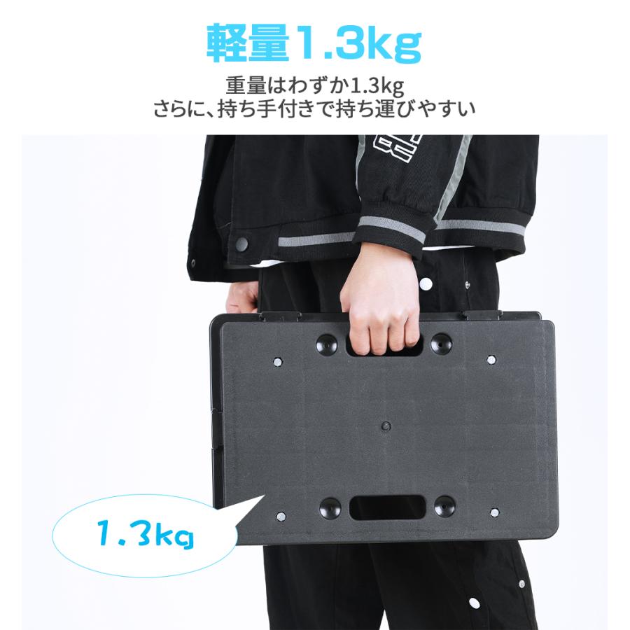 平台車 連結 台車 積み重ね 小型 軽量 キャスター付き 家庭用 黒 白 灰色 完成品 1台 | ブランド登録なし | 08