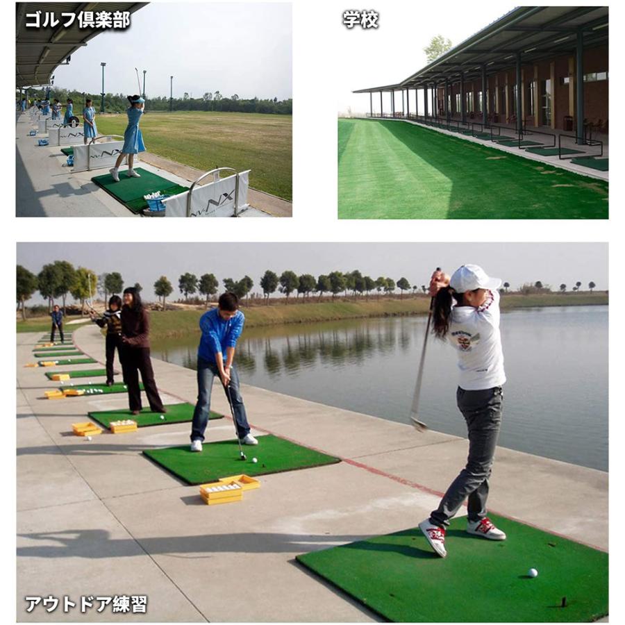 市場 Golf ゴルフ マット 簡単設置 スタンス練習用 アイアンショット 125cm 練習 自宅 大型 スタンス ショットマット 会社 人工芝
