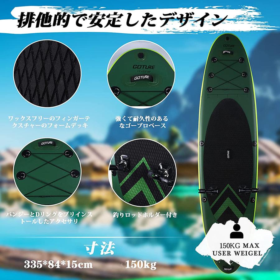 sup スタンドアップパドルボート 一式 持ち運び インフレータブル式 スタンドアップパドルボード 初心者 sup サップボード 釣り用 1