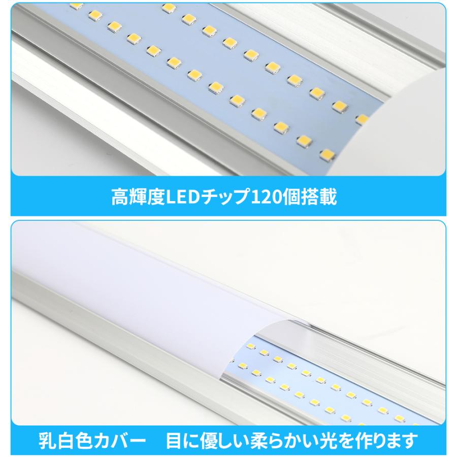 LED ベースライト LED蛍光灯 キッチンライト 20w 2灯 照明器具 一体型