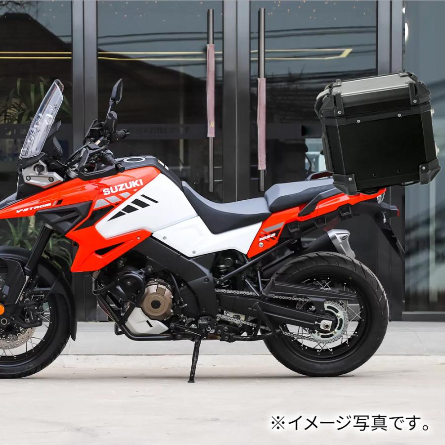 リアボックス バイク 55l 原付 大容量 バイクボックス ベース付き 