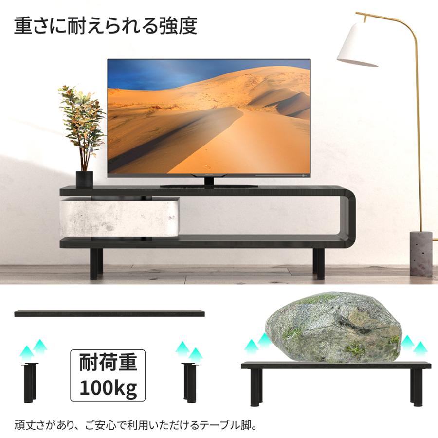 テーブル 脚 パーツ DIY 高さ20cm アイアン 4脚セット アジャスター付き ブラック 黒 滑り止め付き | ブランド登録なし | 02