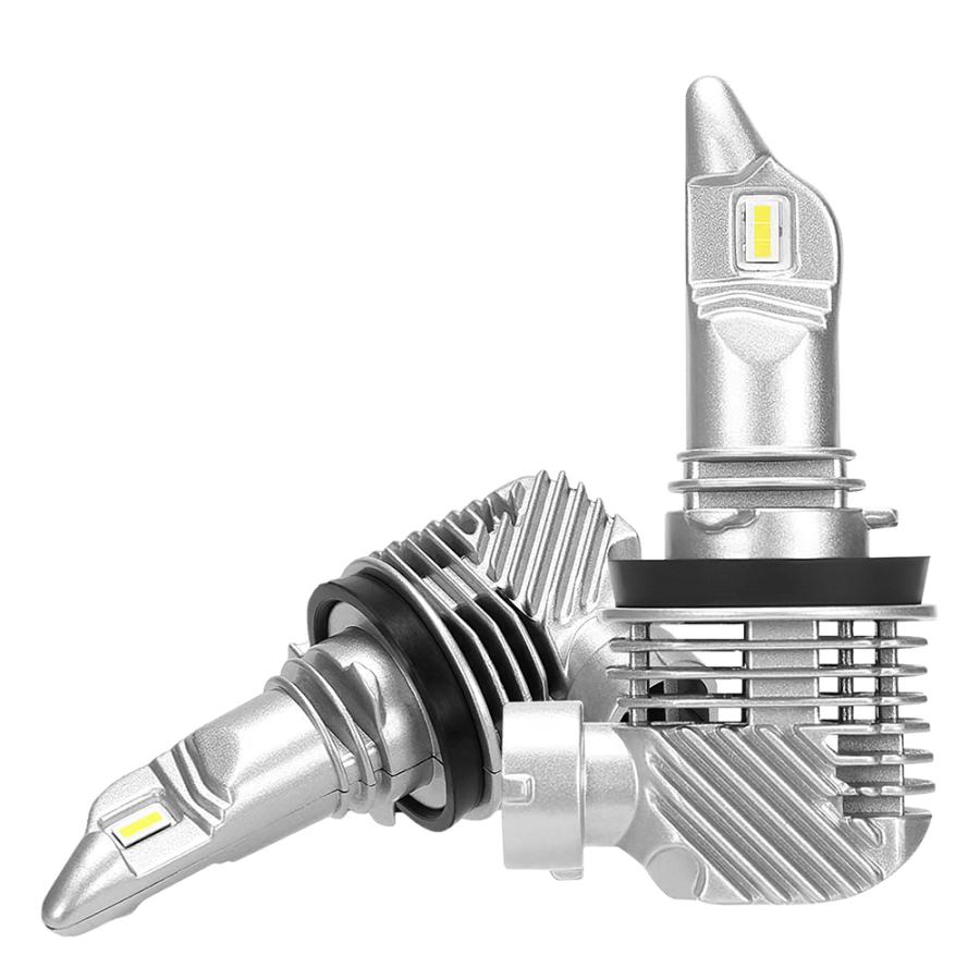 LEDフォグランプ ヘッドライト  H8 H9 H11 H16 ハイビーム 車検対応 防水 12000LM 3年保証 q10 ポン付け 一体式 6500K 40W ホワイト 2本セット｜sunpie