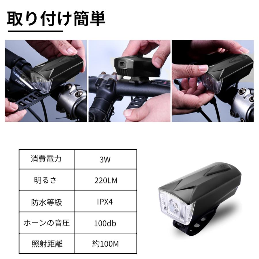 自転車用 Ledヘッドライト 自転車ライト 電子ホーン内蔵 Ipx4防水 2lm 電池式 6つの点灯モード 懐中電灯兼用 Zxccdh5 Sunpie 通販 Yahoo ショッピング