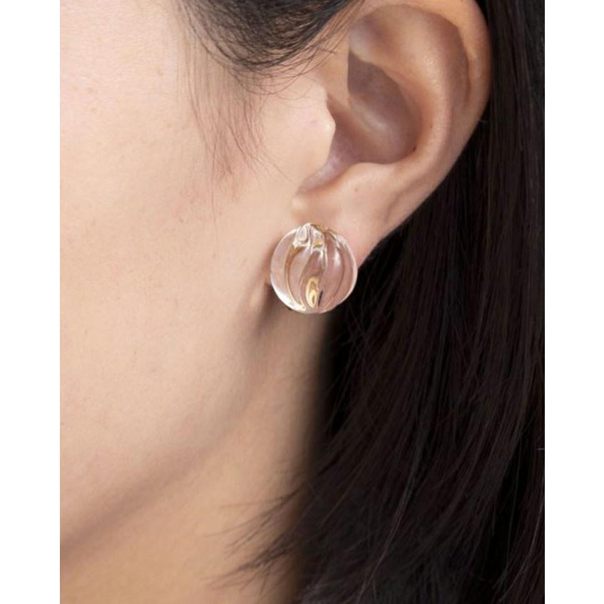 オリジナルハンドメイドガラスブランド　iriser（イリゼ）　オフショア　イヤリング