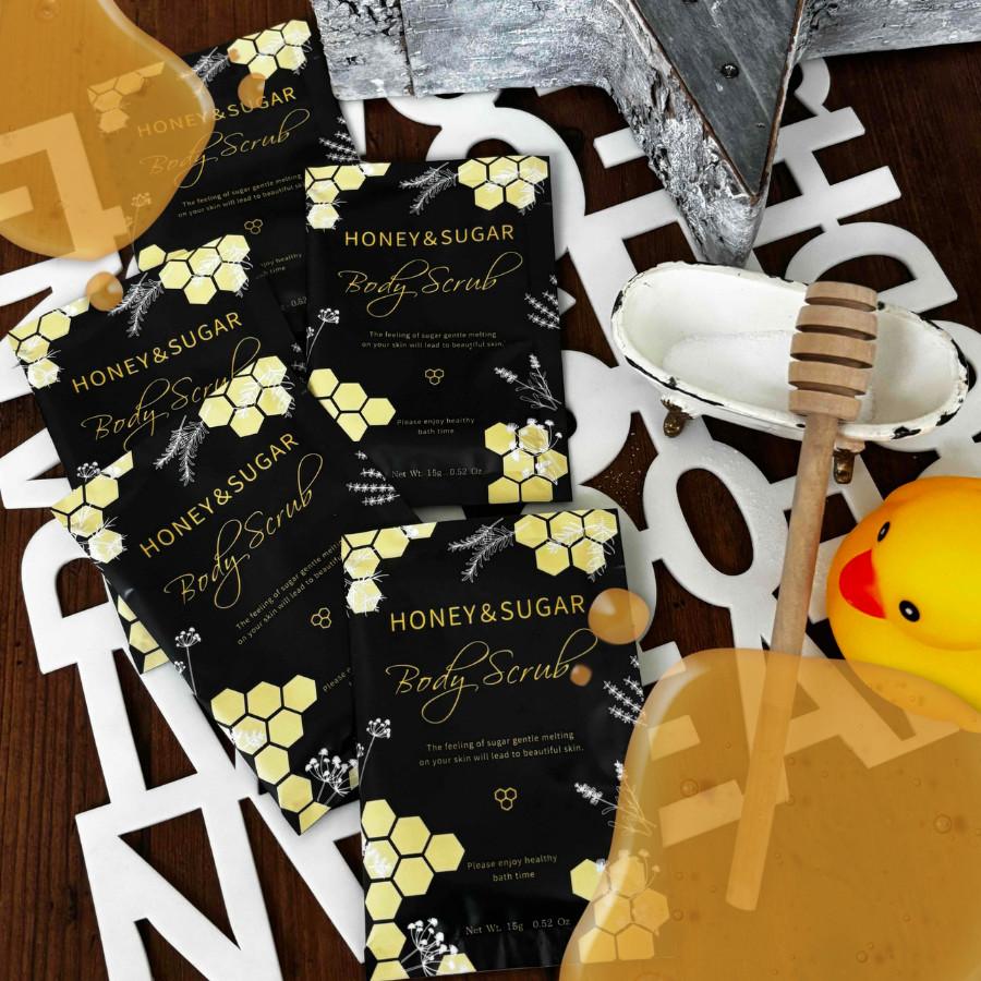 Honey&Sugar ボディスクラブ ボディ用マッサージ料 洗い流すタイプ バスタイムケア お試し5包セット |  | 03