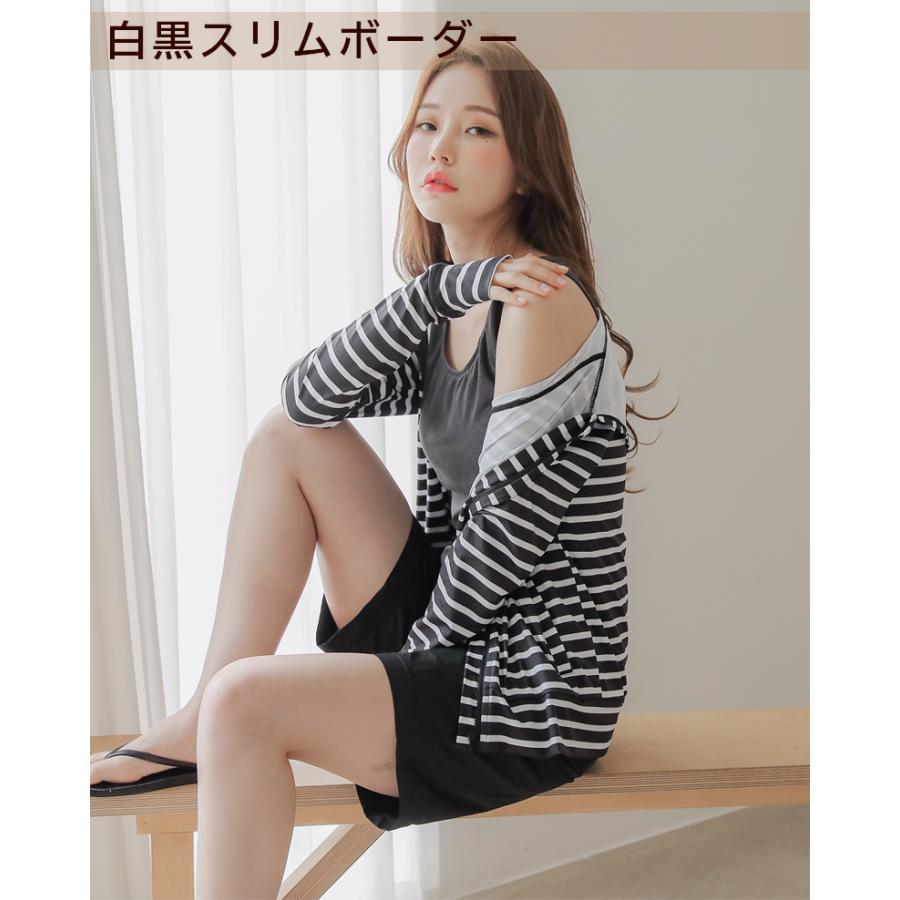 ラッシュガード 4点セット レディース 水着セット 体型カバー UVカット 紫外線対策 日焼け防止 パーカー 水陸両用 上下 長袖 ゆったり おしゃれ かわいい |  | 17