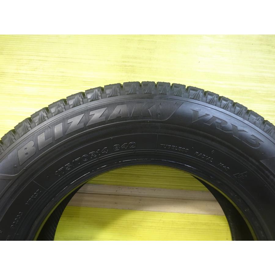 ブリザック VRX3 ブリヂストン BLIZZAK 175/70R14 84Q☆9分山 2022年製