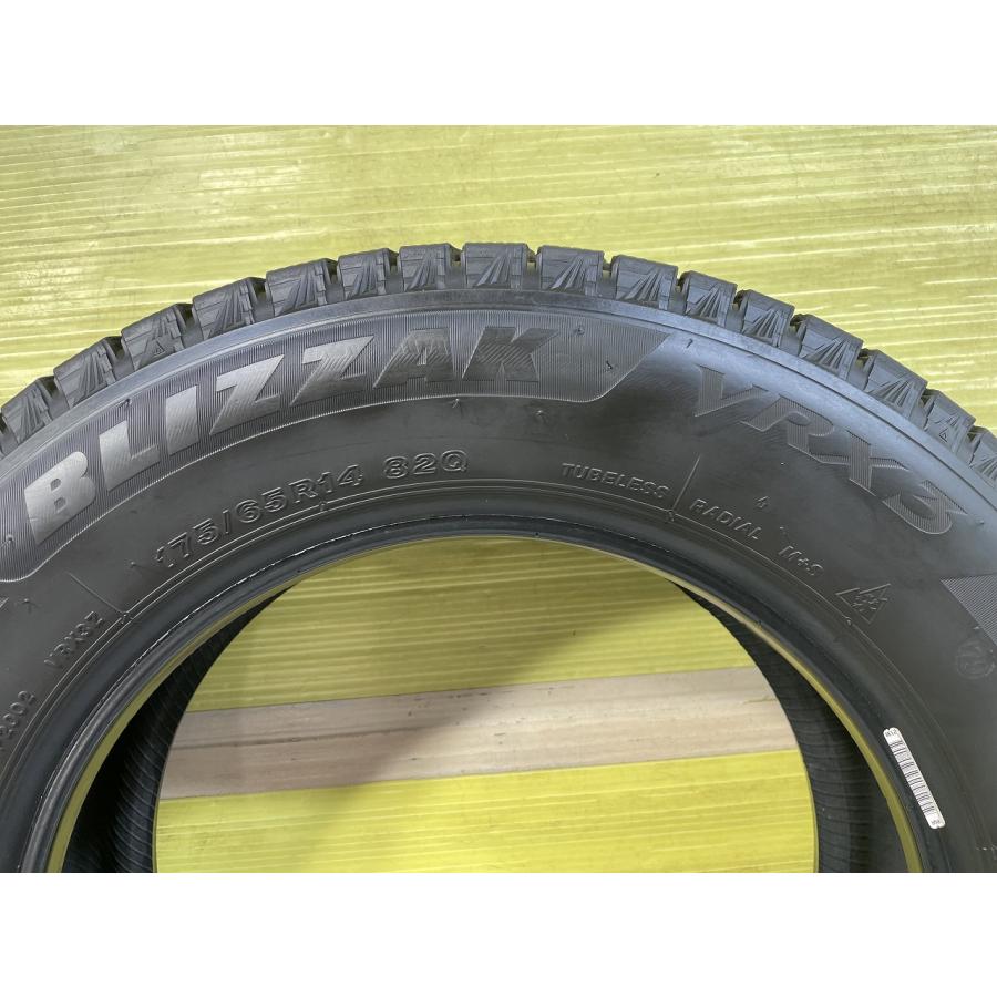 ブリザック VRX3 ブリヂストン BLIZZAK 175/65R14 82Q☆9分山 2022年製 