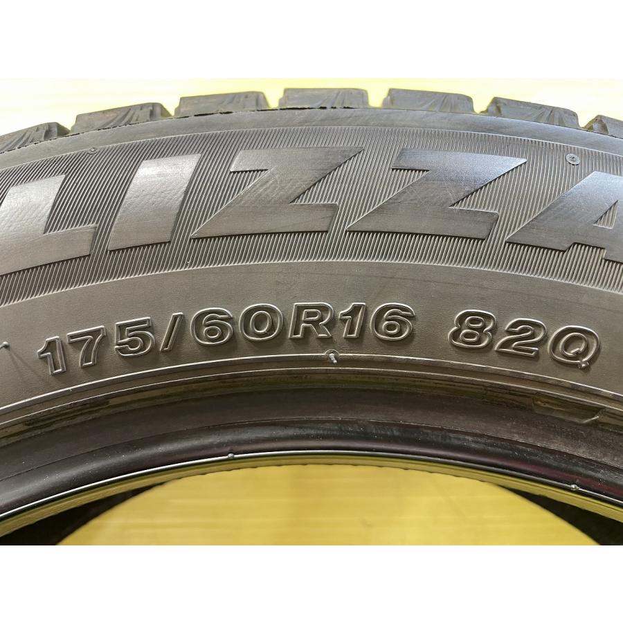 ブリヂストン BLIZZAK VRX3 175/60R16 82Q★8.5分山 2022年製 2本 中古 スタッドレス【青森発 送料無料】AOM-A0518★冬の画像
