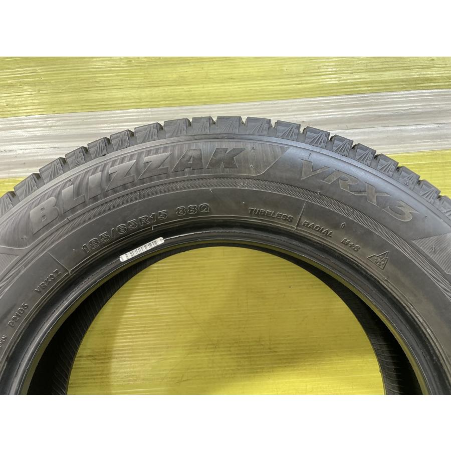 ブリザック VRX3 ブリヂストン BLIZZAK 185/65R15 88Q☆8-8.5分山 2022 