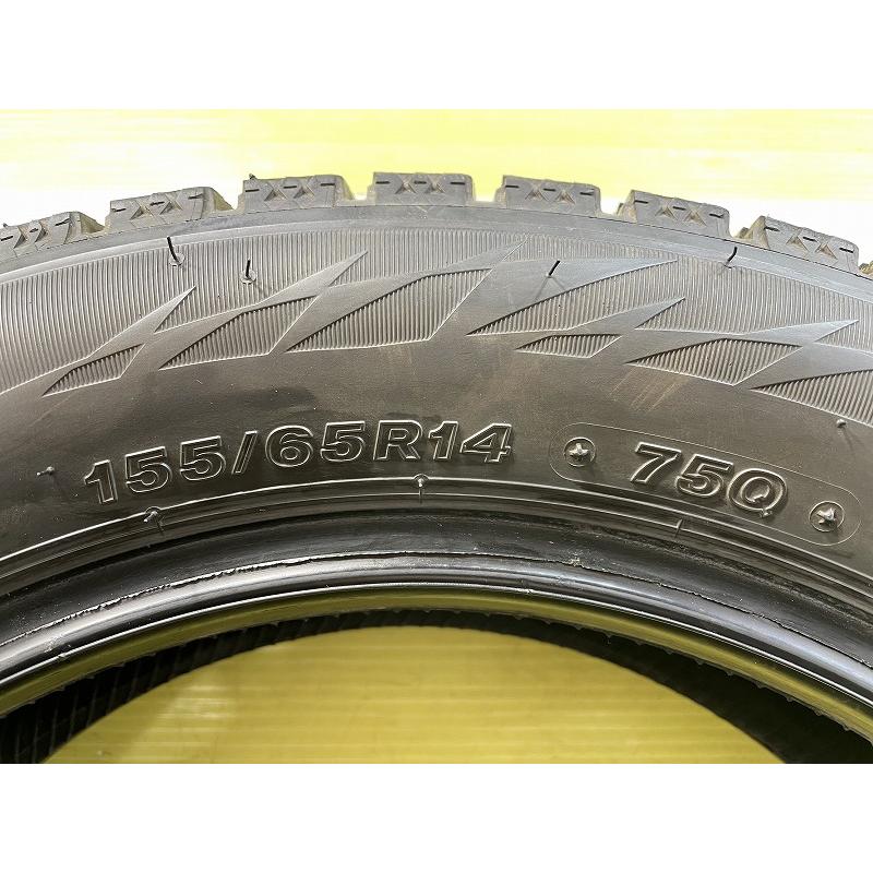 ブリザック VRX2 ブリヂストン BLIZZAK 155/65R14 75Q☆9分山 2023年製