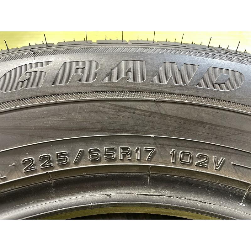ダンロップ GRANDTREK PT5 225/65R17 102V★9.5分山 2024年製 2本 ノーマル【青森発 送料無料】AOM-B0758★夏の画像