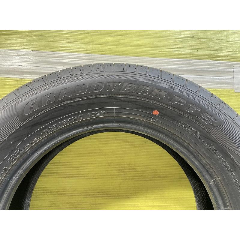 ダンロップ GRANDTREK PT5 225/65R17 102V★9.5分山 2024年製 2本 ノーマル【青森発 送料無料】AOM-B0758★夏の画像