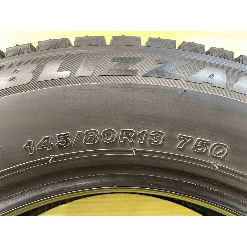 ブリザック VRX3 ブリヂストン BLIZZAK 145/80R13 75Q☆8.5分山 2022年