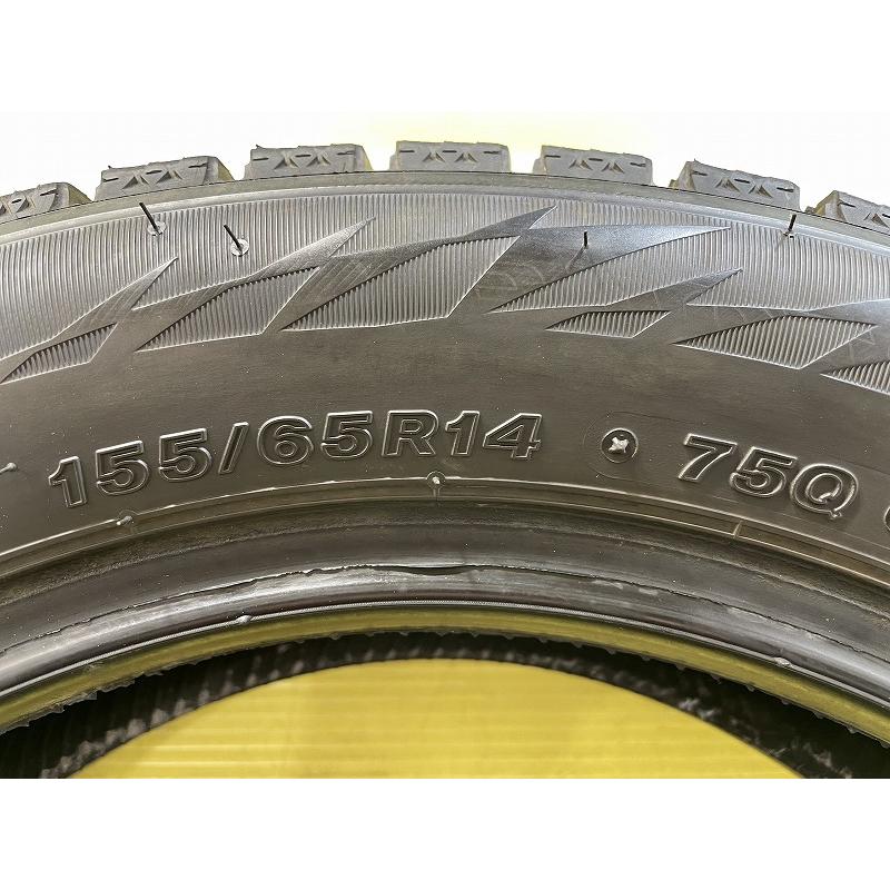 ブリザック VRX2 ブリヂストン BLIZZAK 155/65R14 75Q☆8分山 2024年製