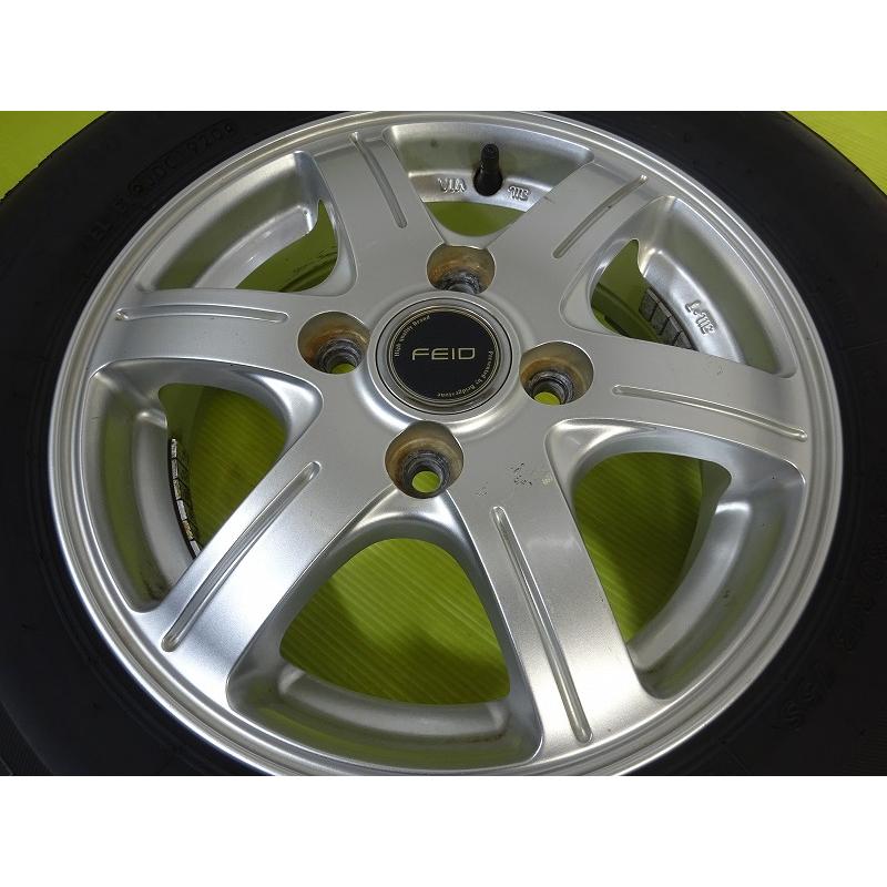 145/80R13 ノーマルタイヤアルミセットPCD1004穴