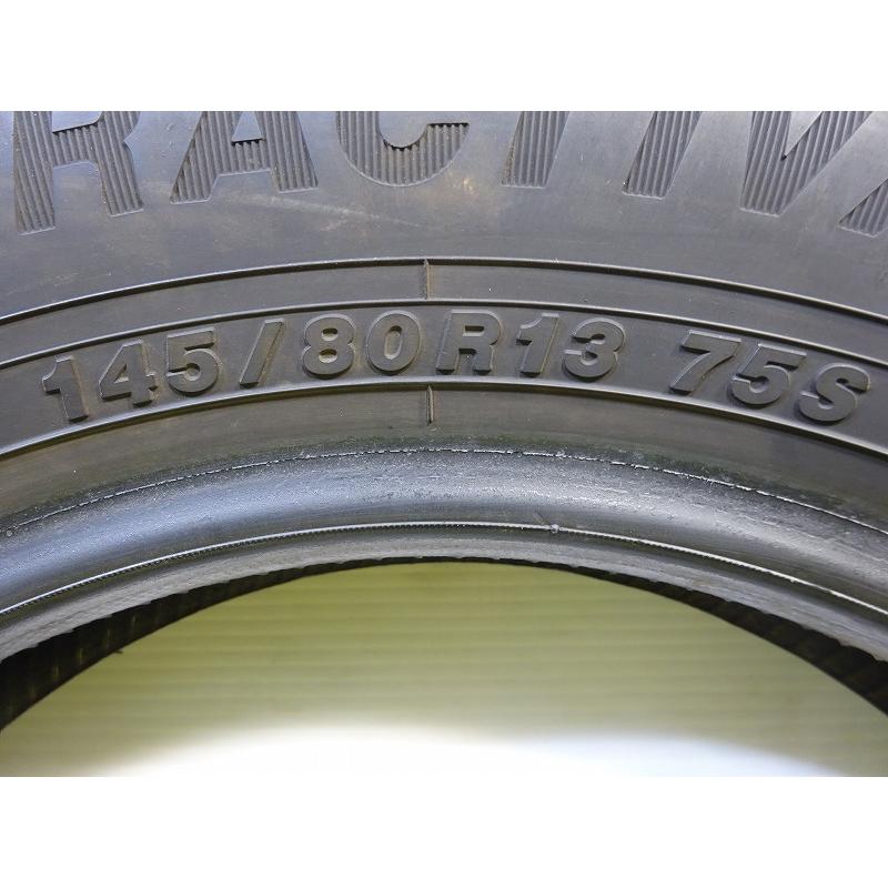 イエローハット PRACTIVA 145/80R13 75S☆8-7.5分山 2020年製 4本価格